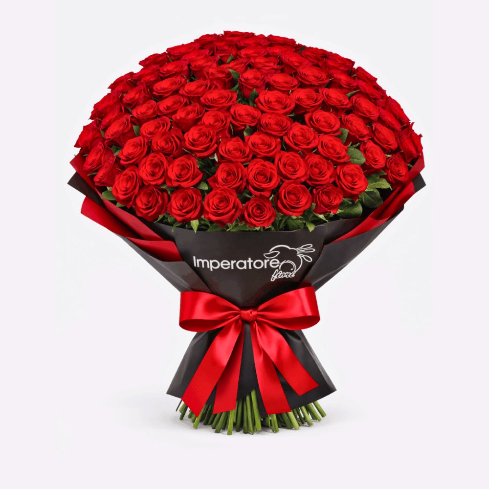 Bouquet di 51 rose rosse a domicilio Napoli